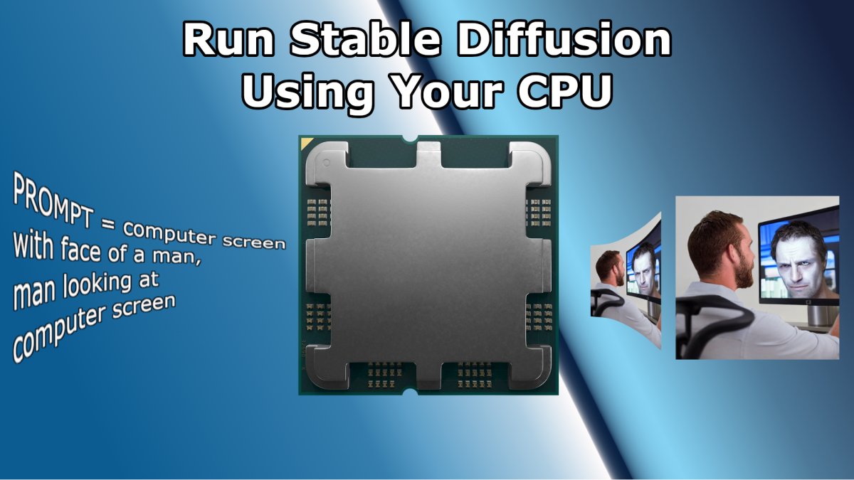Running Stable Diffusion Image Generation on Your CPU